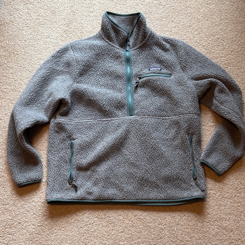 Patagonia retro pile fleece pullover women’s XL